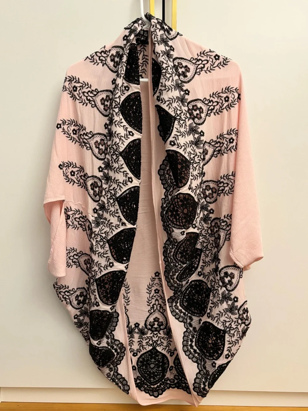 NWOT Free People Cantina Embroidered Eyelet Kimono